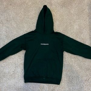 mondaysuck. Forest Green Hoodie